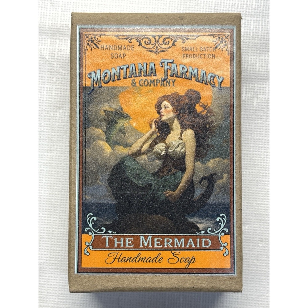 Montana Farmacy The Mermaid Handmade Soap 4oz Grapefruit Herbal Bar